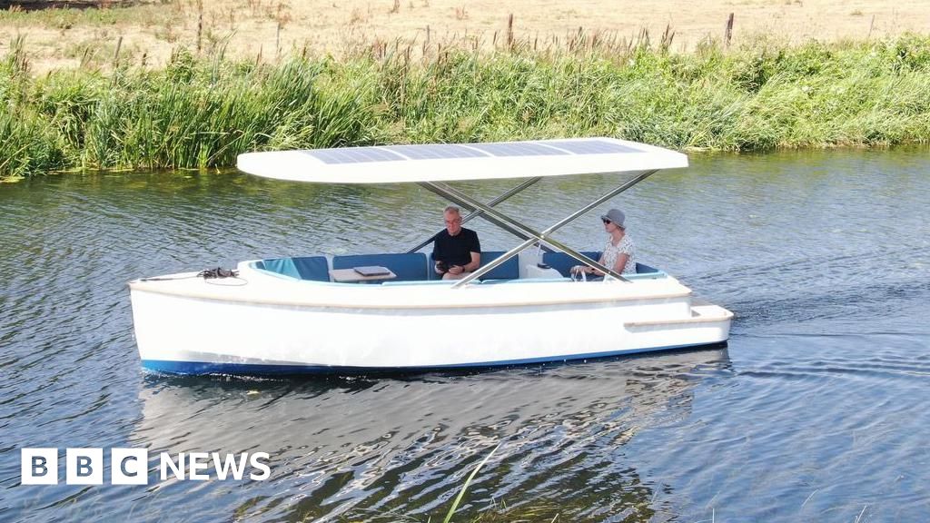 bbc.co.uk - Ethan Gudge - Solar boat trip on the Thames in heatwave not all smooth sailing