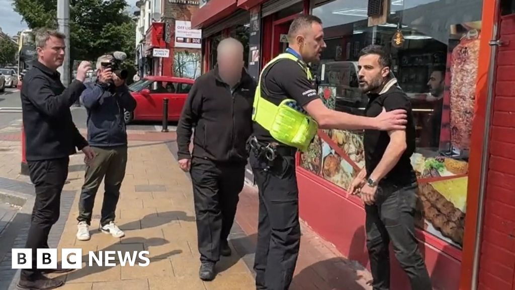 Watch: Mini mart workers selling illegal cigarettes confronted by BBC reporter