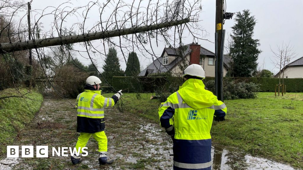 Way to go yet in Storm Éowyn clean-up - NI secretary