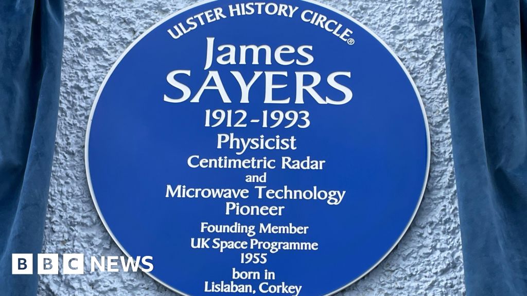 James Sayers: Antrim scientist commemorated with blue plaque