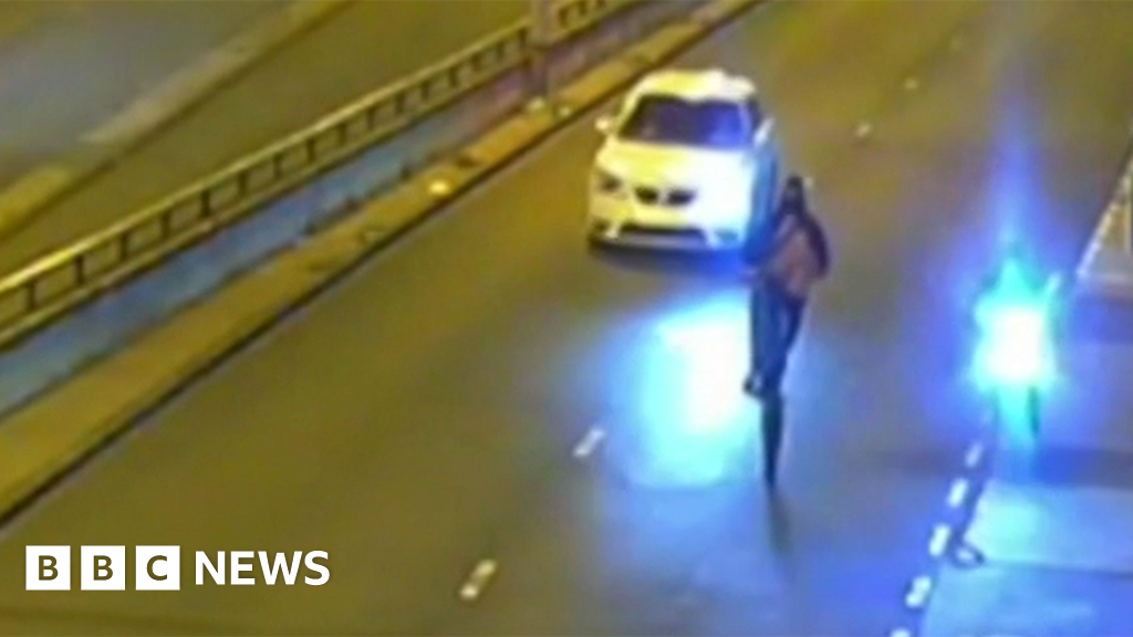 Driver jailed for murdering biker who did wheelie