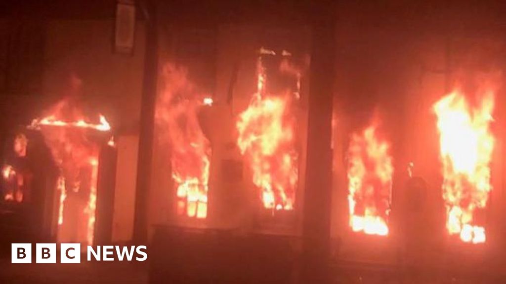 Two Charged With Arson After Clophill Pub Destroyed By Fire Bbc News