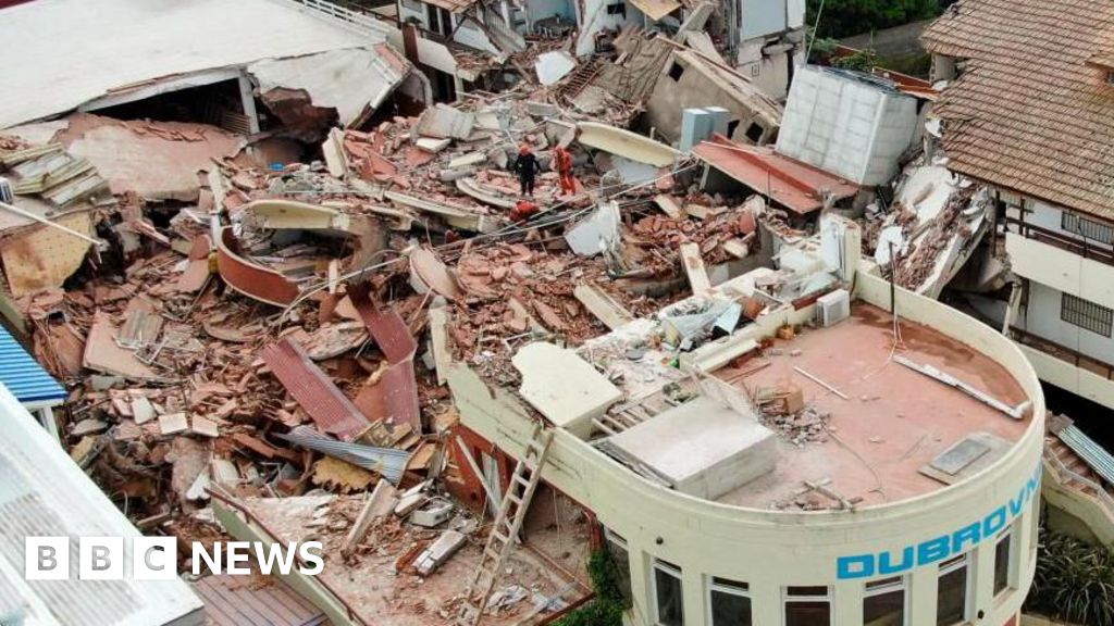 Rescuers search for hotel collapse survivors in Argentina