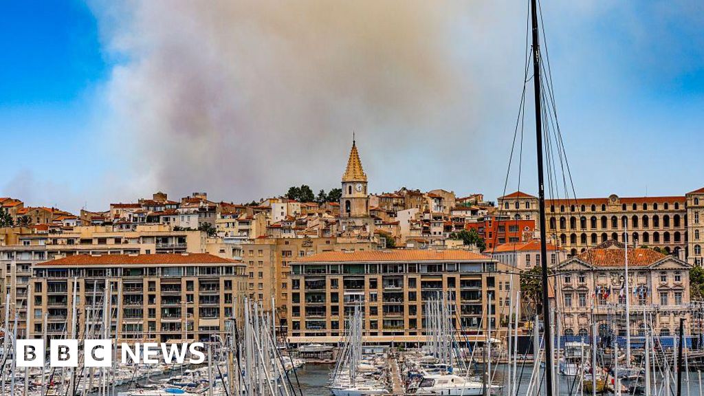 Marseille firefighters 'waging war' on wildfire at city's edge, mayor says