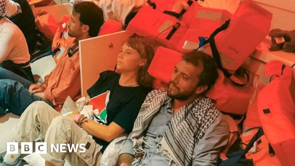 Israel intercepts Gaza flotilla and detains activists including Greta Thunberg