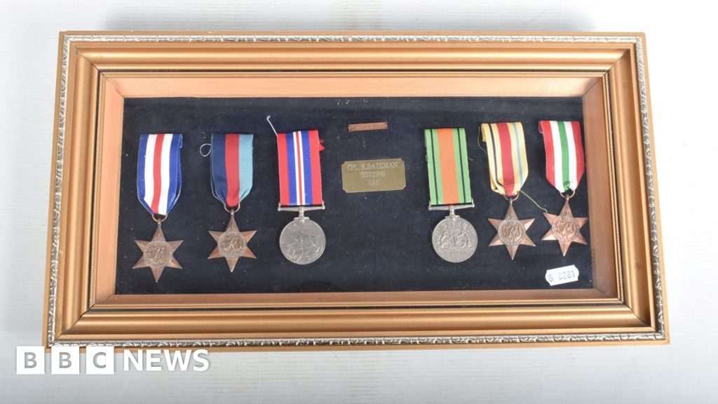 Sas Soldier's Medals From Ww2 To Be Auctioned