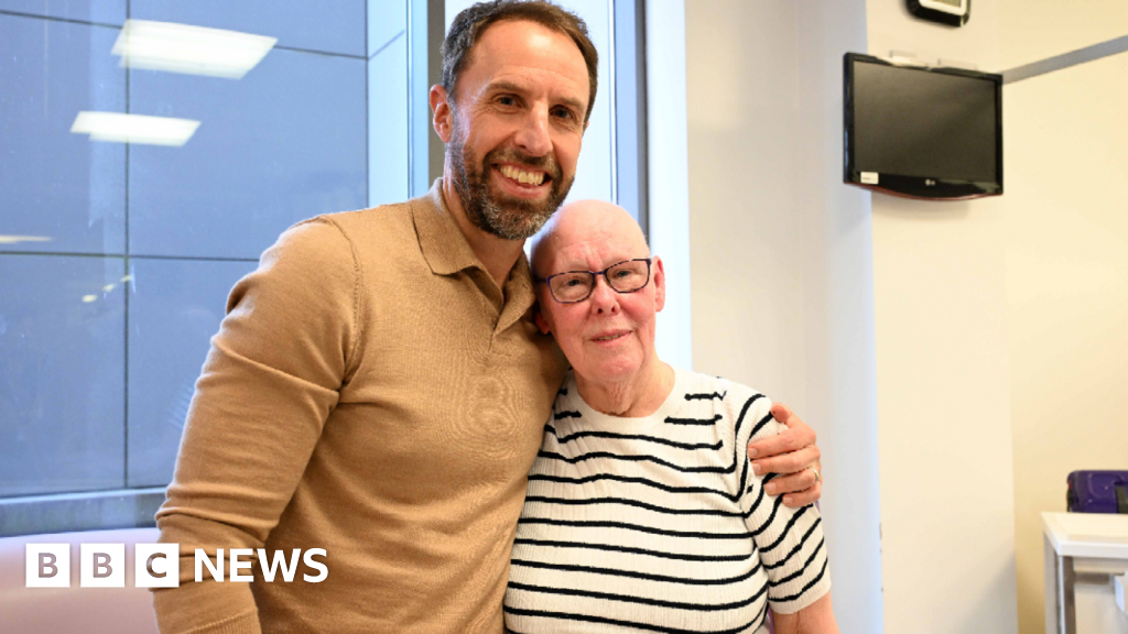 Cancer patient says Southgate visit 'just lovely'