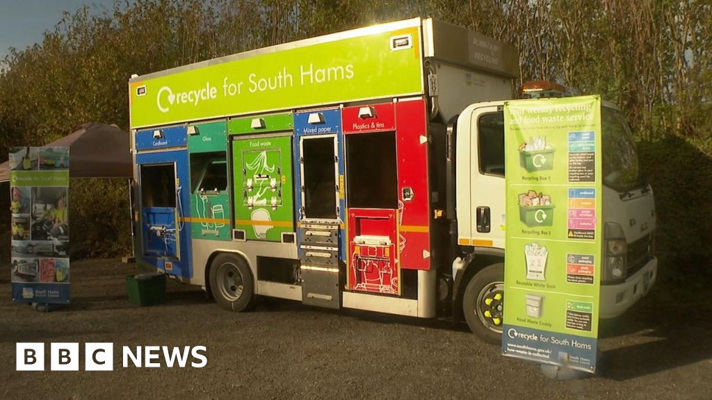 South Hams introduces new recycling bin collection service BBC News