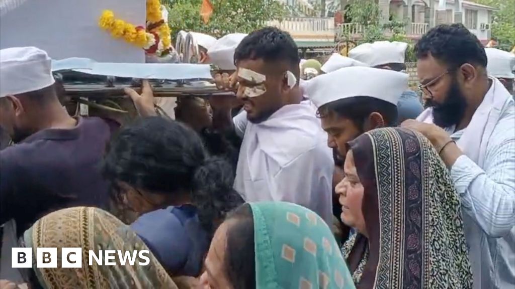 Air India: Lone survivor lays brother to rest at emotional funeral