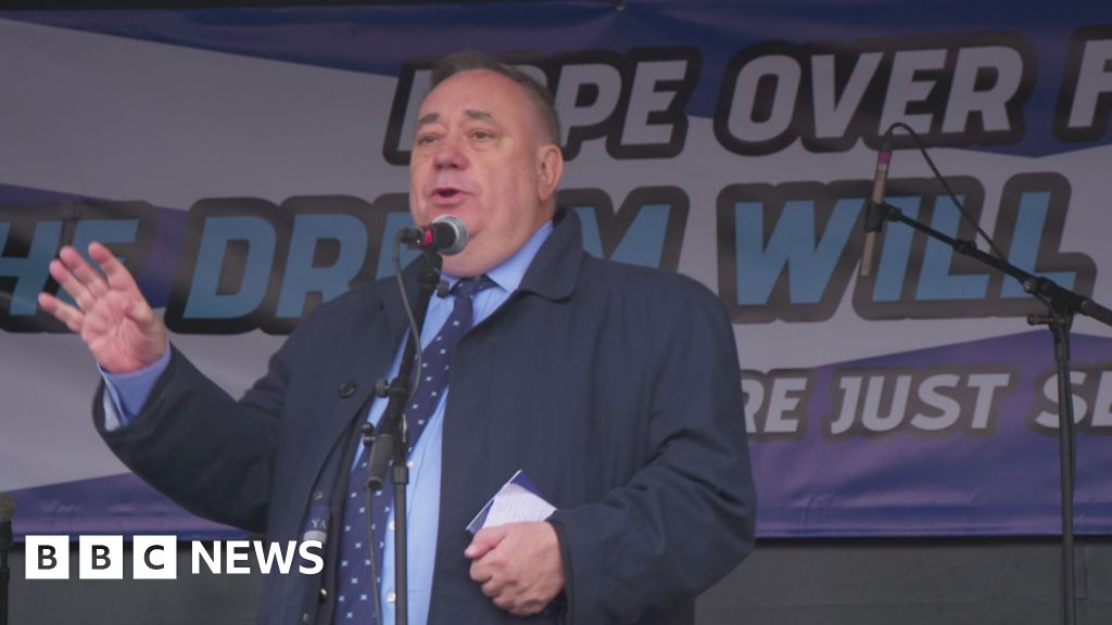 Salmond addresses Glasgow rally to mark indy ref anniversary - BBC News