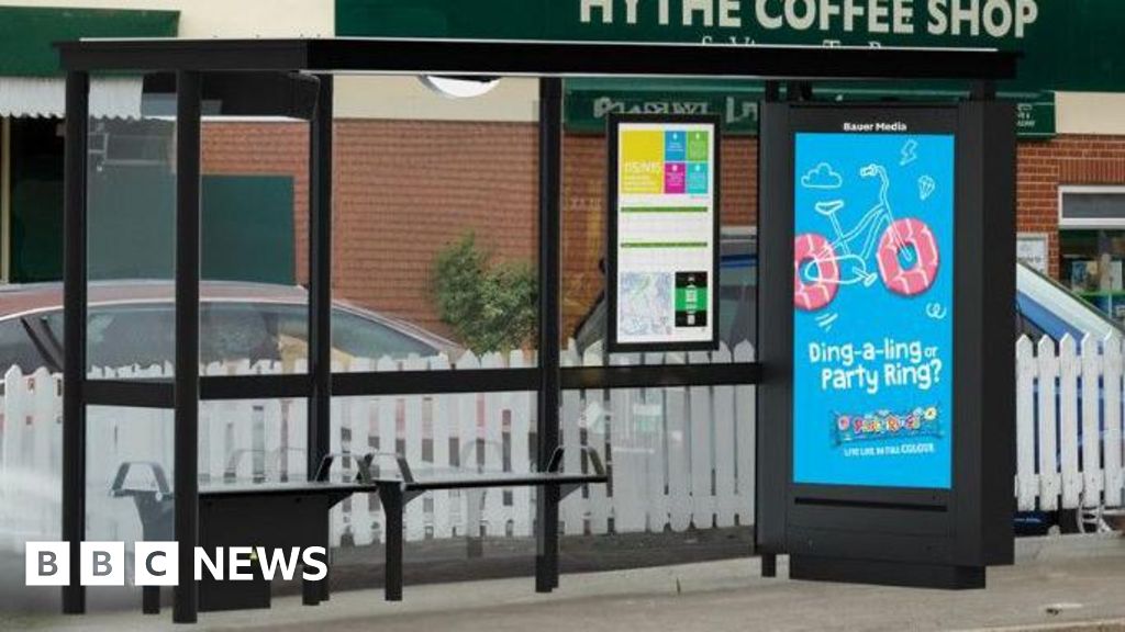 Bus shelters to get digital upgrade across district