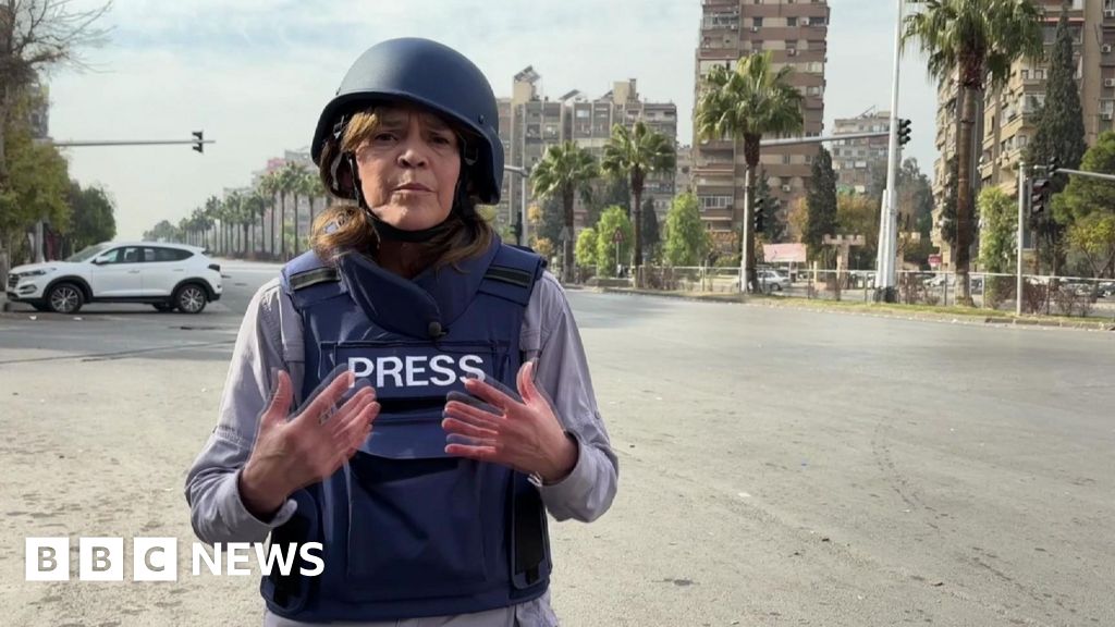 Watch: BBC reports from inside Damascus