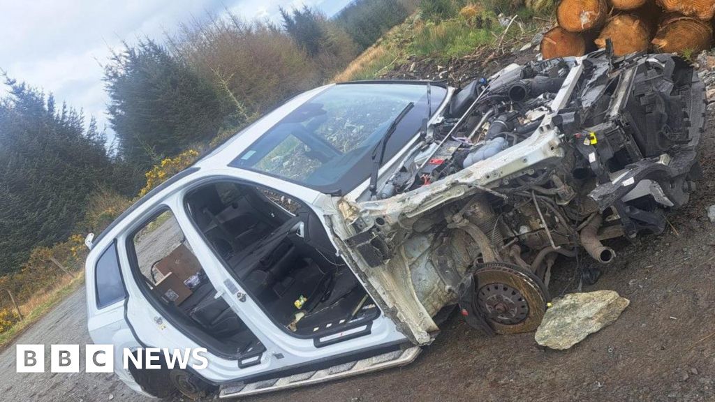 Strabane Police appeal after car stolen and stripped of parts BBC News