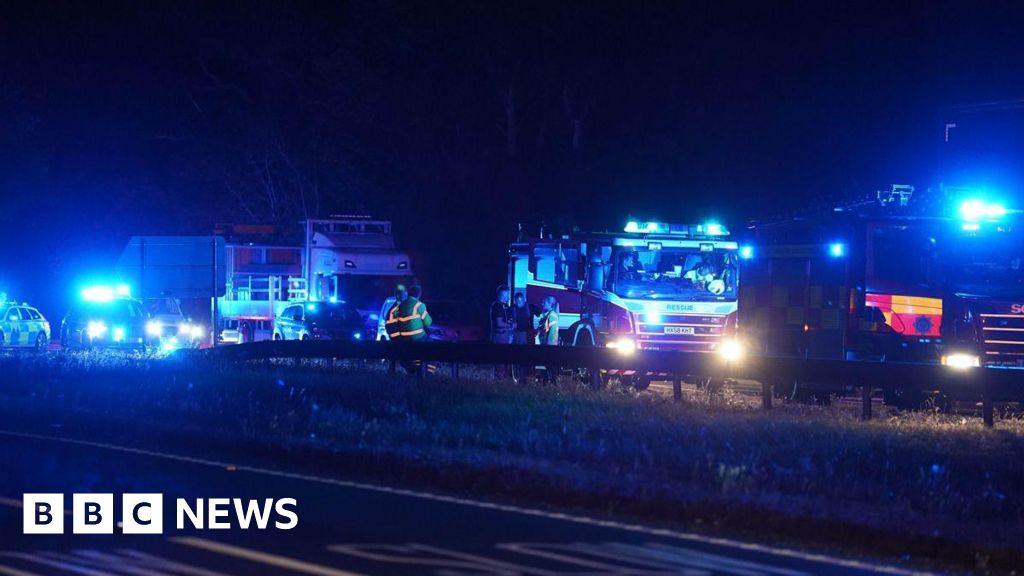 A27 closed near Angmering after three-vehicle crash
