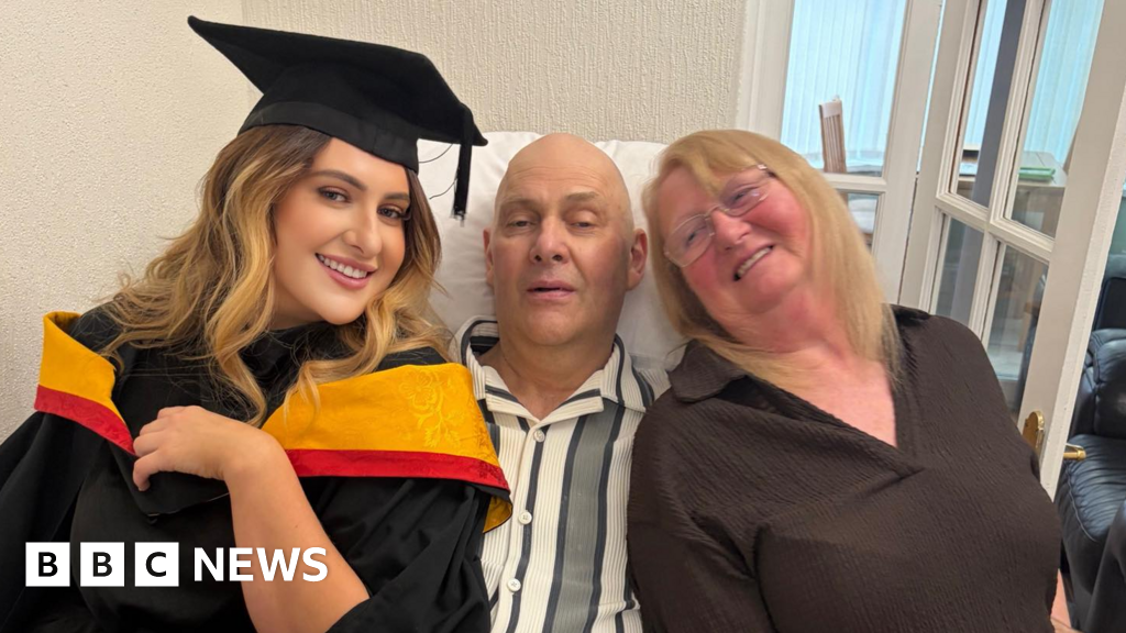 Wolverhampton student's terminally ill father sees her graduate early