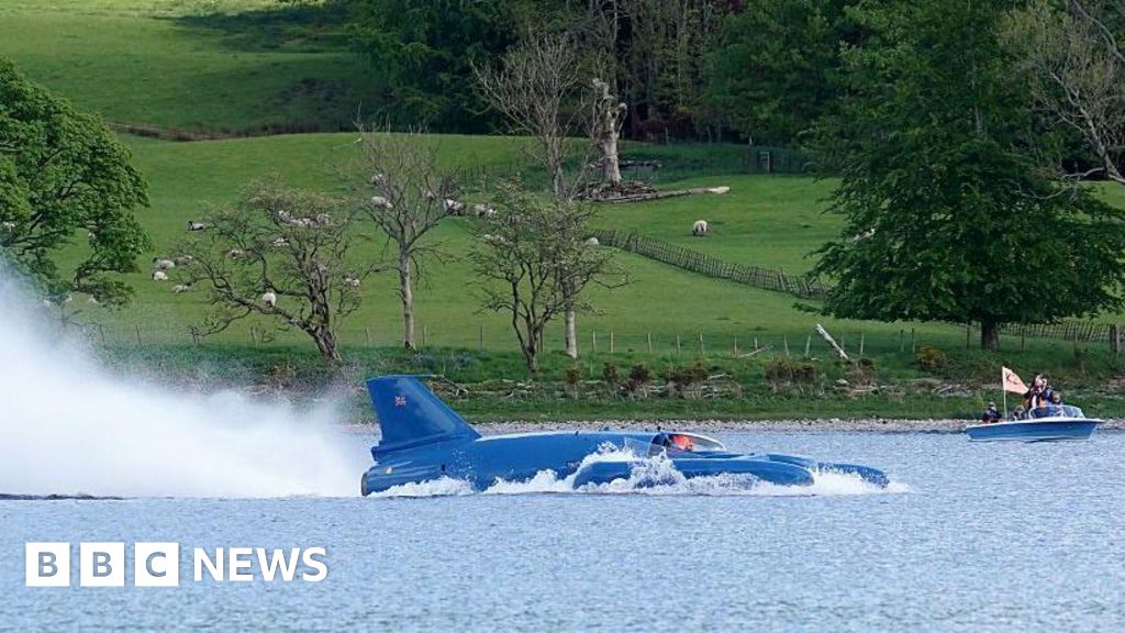 Restored Bluebird Runs on Coniston Water 57 Years After Campbell's Fatal Crash