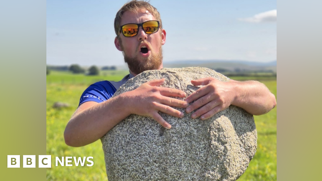 Farmer's stone lifting hunt 'honouring the past'