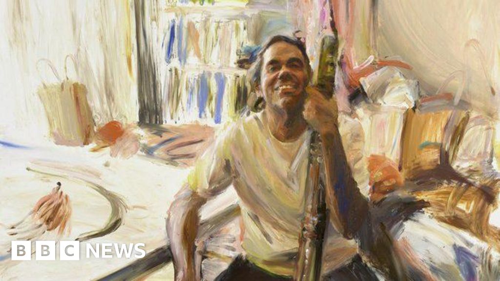 Artist with nerve injury wins Australian art award with finger painting