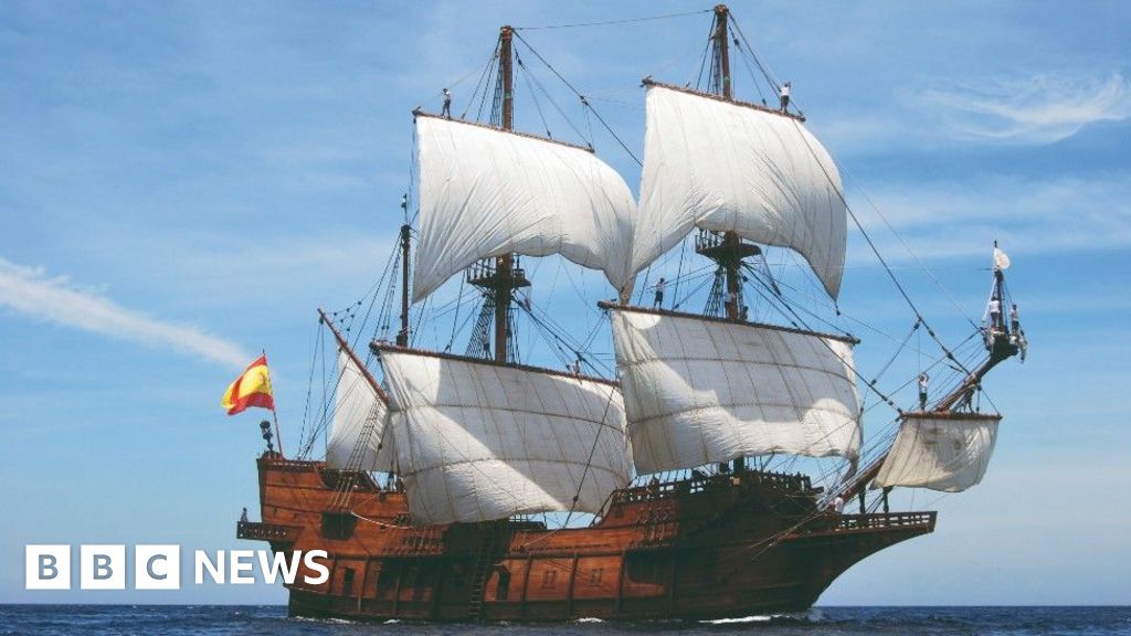 Réplica de barcos españoles del siglo XVII en Great Yarmouth