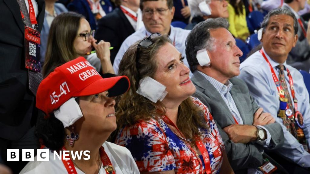 Republicans wear ear bandages in ‘solidarity’ with Trump