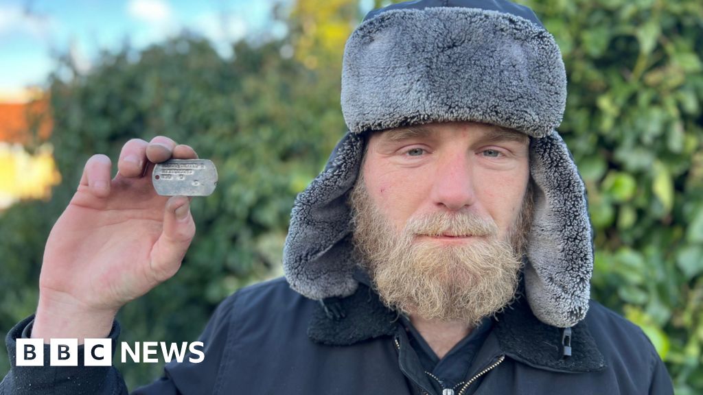 US dog tag found buried in Lincolnshire garden after 70 years