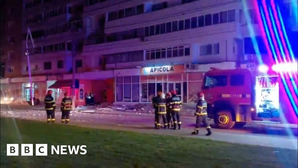 Russian drone crashes into apartment building in Romania
