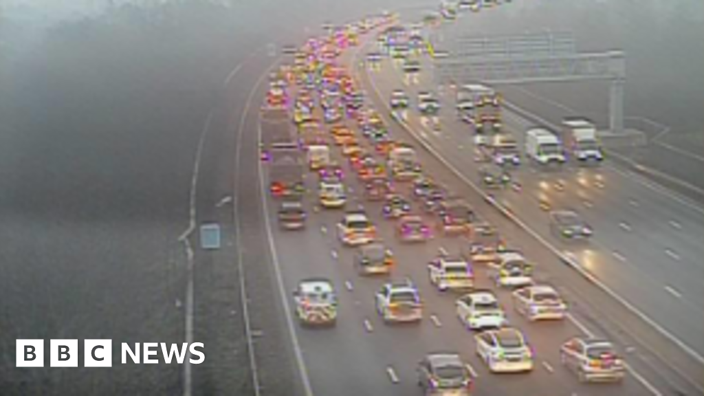 Long delays on M1 following crash