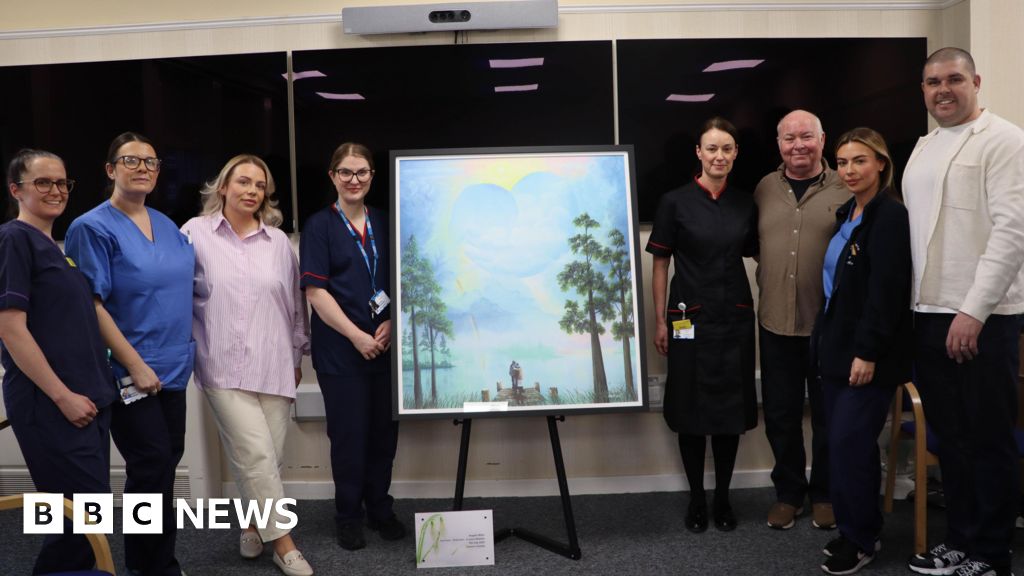 Hospital artwork 'reflects baby's legacy of love'