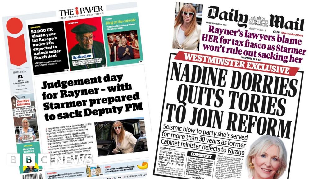Rayners judgement day and Dorries joins Tories