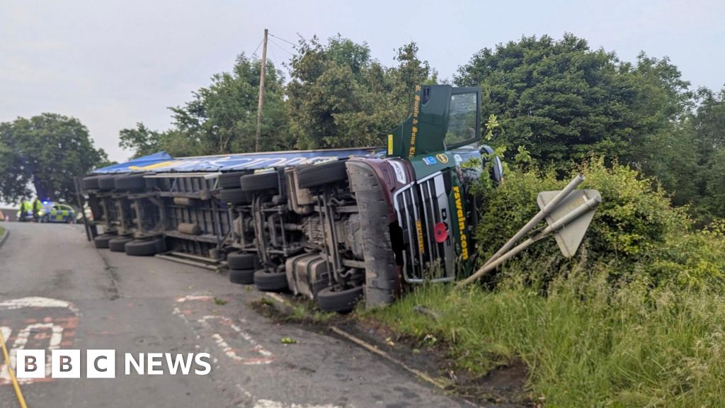 Multiple UK Roads Closed Hours to Months After Lorry Crashes, Disrupting Traffic