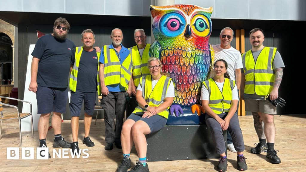 Haringey art trail’s owls raise funds for North London Hospice