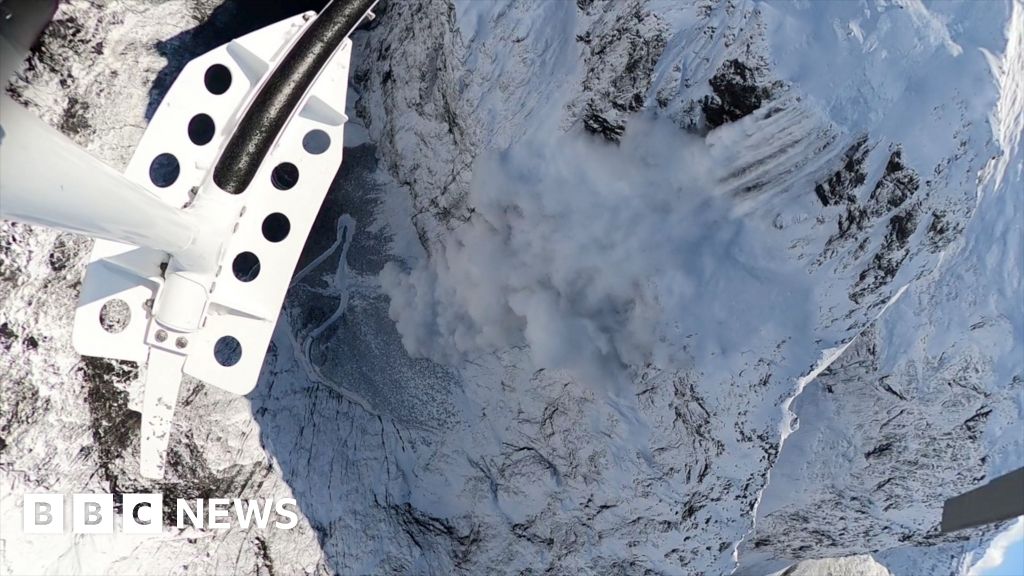 Watch: Moment avalanche is triggered by explosives in New Zealand