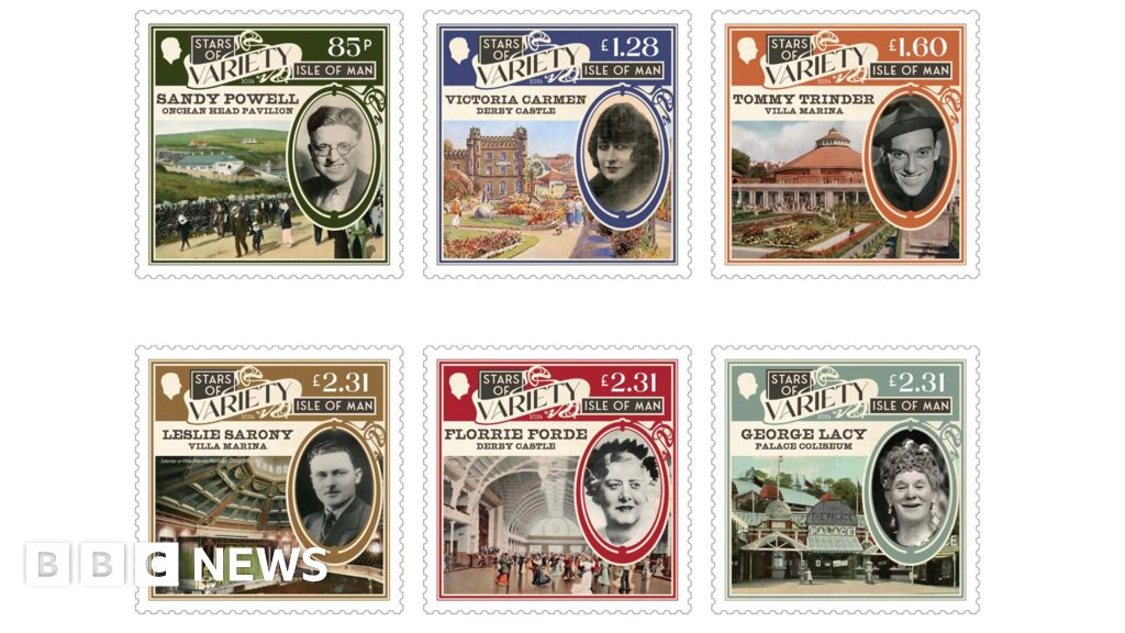 Stamp set celebrates Isle of Man’s ‘rich entertainment history’
