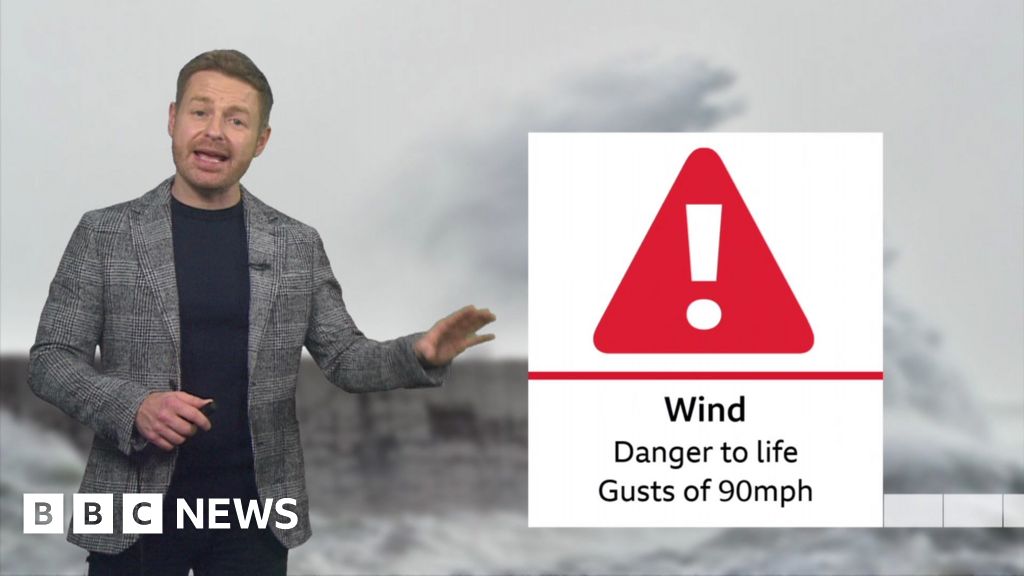 Weather forecast as Storm Darragh brings fierce winds