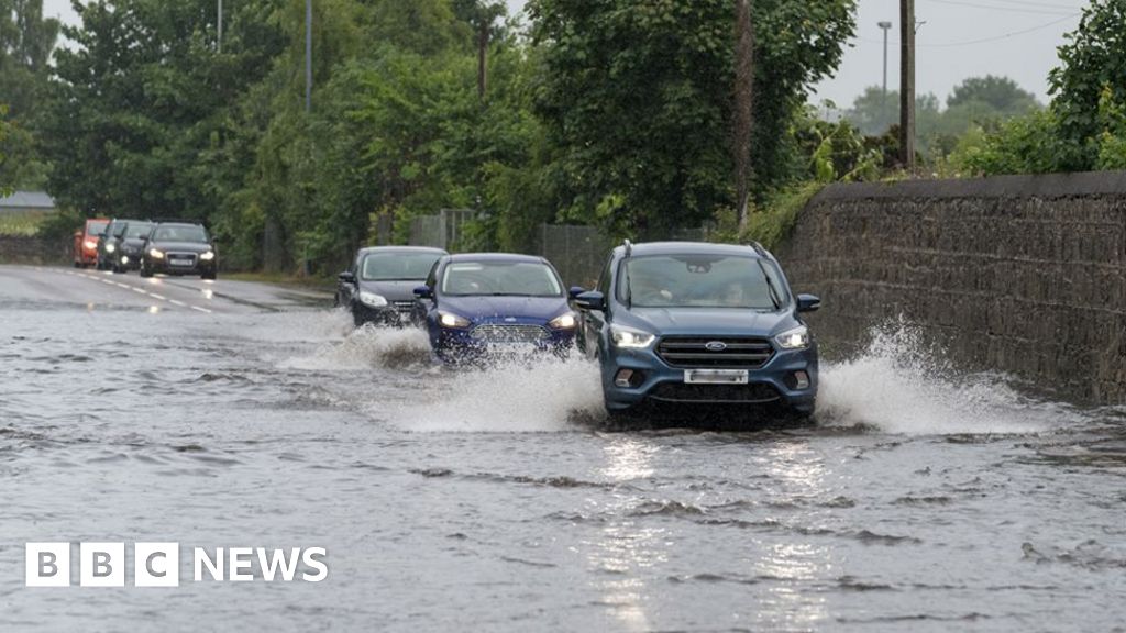 Heavy rain hits travel in north and north east Scotland – BBC News