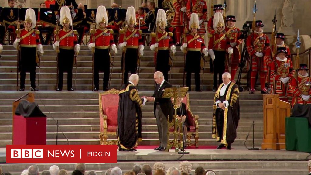 King Charles Iii Address Uk Parliament For First Time For Westminster Hall Bbc News Pidgin