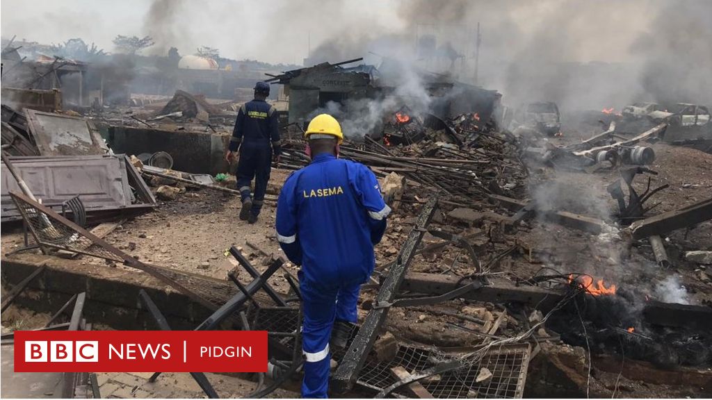 how-ijuishaga-lagos-explosion-destroy-dozens-buildings-vehicles-from-300-meters-away-bbc-news-pidgin
