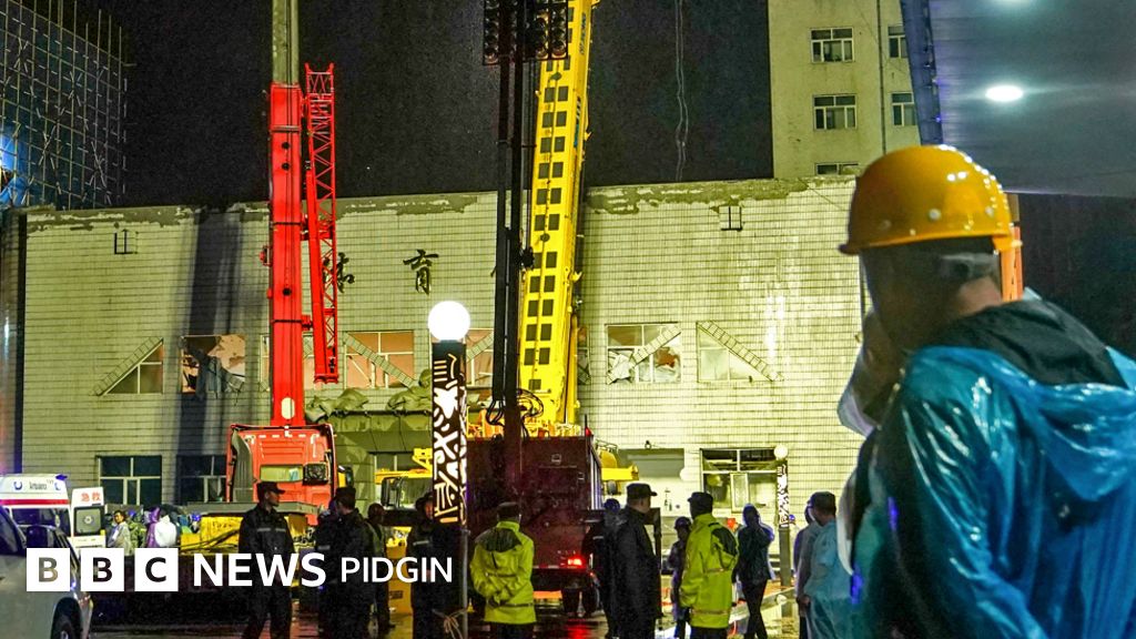 China 11 die as roof collapse ontop girl volleyball team BBC News Pidgin