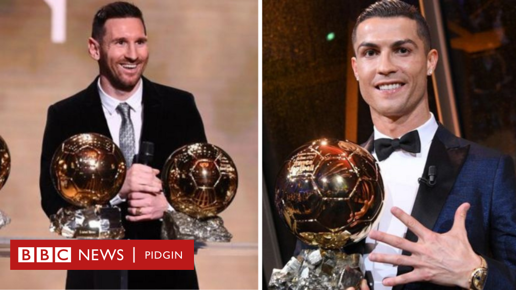 weerstand bieden bijkeuken verraden Ballon d'Or 2021: Messi, Ronaldo, Lewandowski - Who go win am? - BBC News  Pidgin