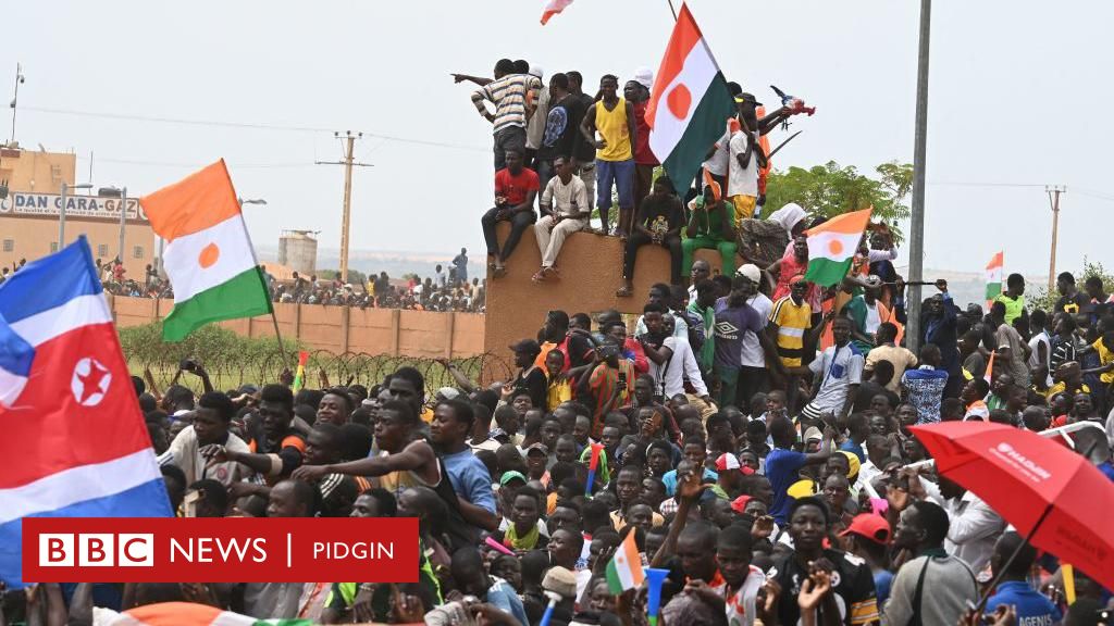 Niger protest: Protesters want French sojas to leave dia kontri - BBC ...