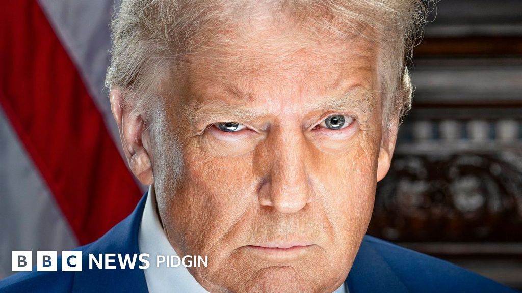 Donald Trump and JD Vance don release dia official portrait  - BBC News Pidgin