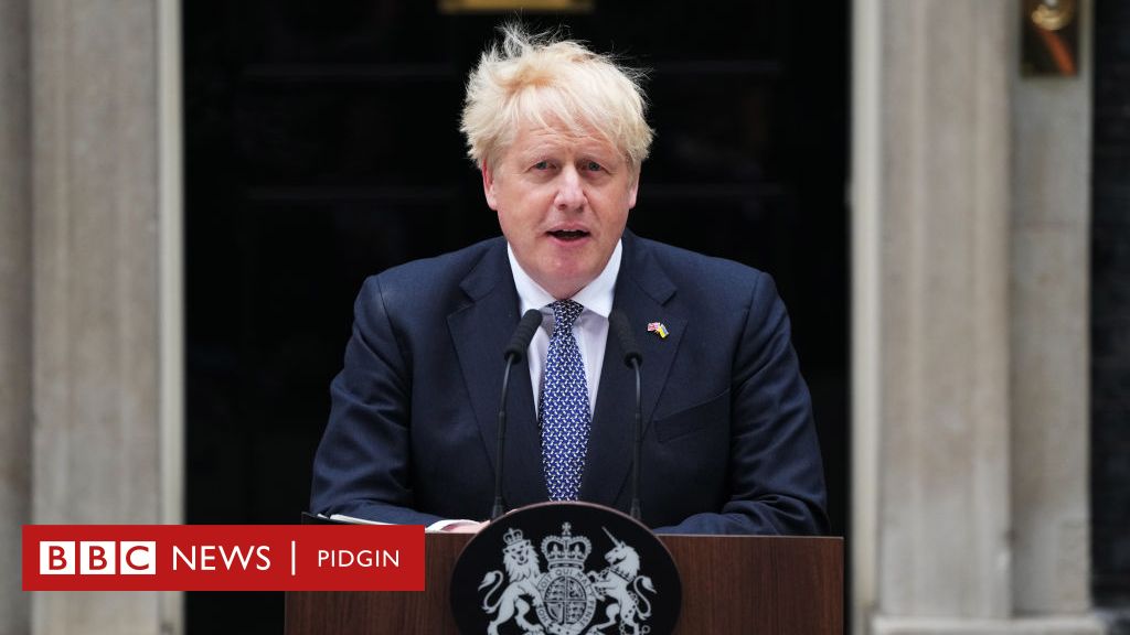 Boris Johnson latest: Five tins wey lead to di PM downfall - BBC News ...