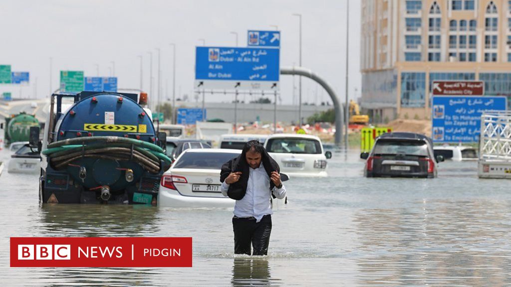 فيضان دبي: فيديو يظهر مدرج المطار وقد غمرته المياه مع تدافع العواصف القاتلة لدول الخليج