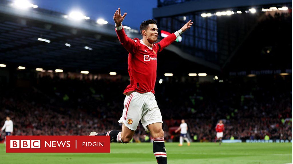 Man United Vs Tottenham Highlights Cristiano Ronaldo Score Hat Trick To Help United Defeat Spurs 3 2 Bbc News Pidgin