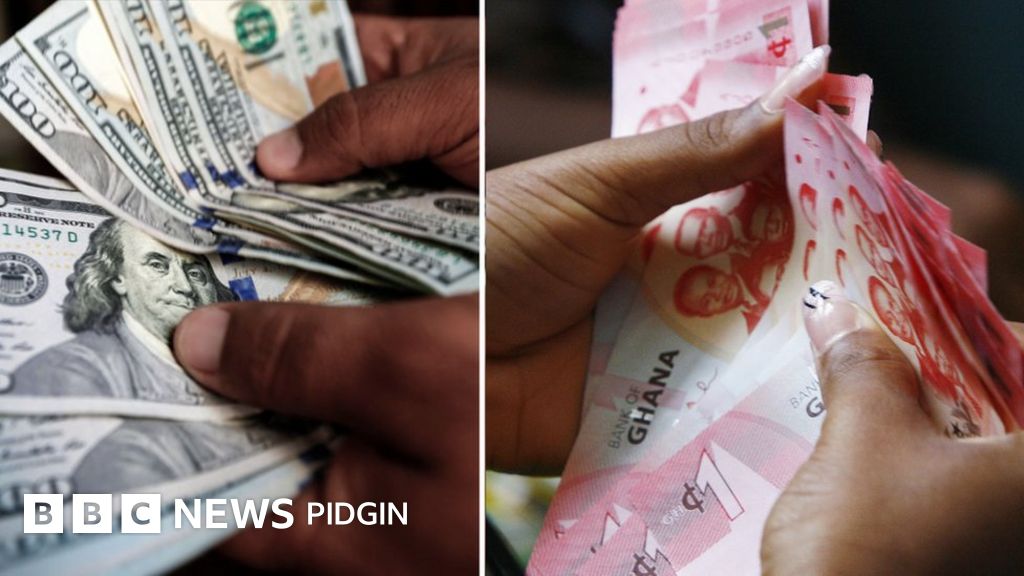 A Make Weak Sake Of De Ghana Cedi Depreciation Matter Dey Worry But We San Go Arrest Am Akufo Addo Bbc News Pidgin