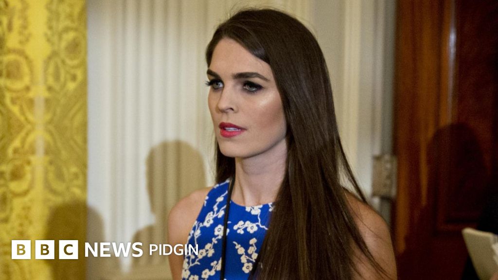 Hope Hicks White House communications chief don resign BBC News Pidgin