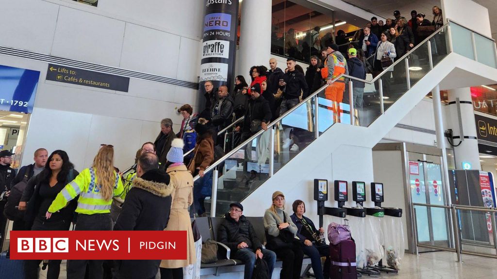 London Gatwick Airport latest: South Terminal of di airport dey evacuated over one suspected item – BBC News Pidgin