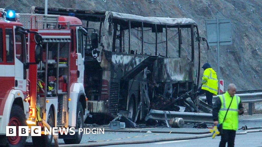 Bulgaria bus crash kill 45 pipo including children BBC News Pidgin