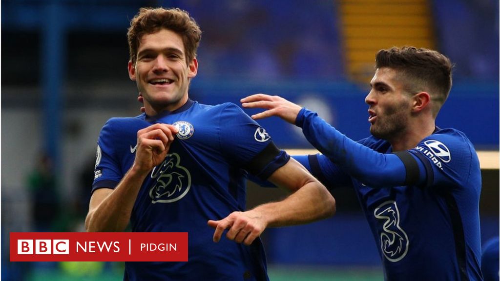 Marcos Alonso And Cesar Azpilicueta Score For Thomas Tuchel First Premier League Win Bbc News Pidgin