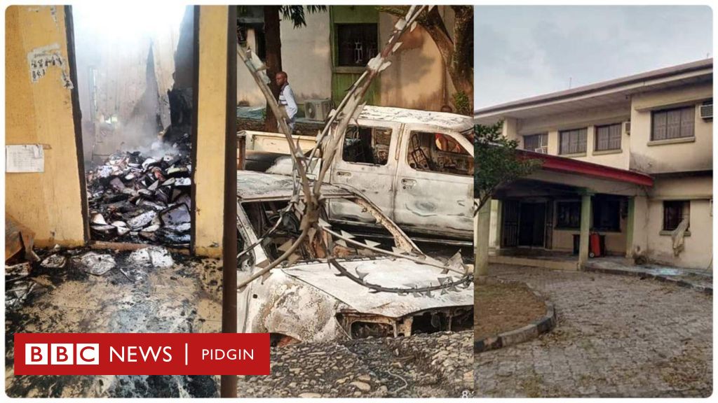 INEC office Owerri: Three gunmen, one police officer die for Imo State INEC  office attack - BBC News Pidgin